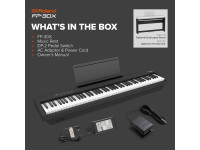 <b>Roland FP-30X Piano Digital Preto Elétrico portátil económico colunas computador bluetooth BEST-SELLER</b>
