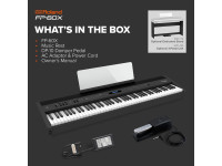 <b>Roland FP-60X STAGE PIANO Piano Profissional 88-teclas pesadas 358 sons Speakers 26W</b>