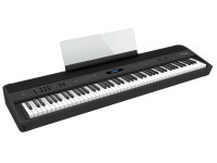 <b>Roland FP-90X STAGE PIANO</b> Piano Profissional 88-notas <b>Teclas Madeira PHA-50</b> - Roland FP-90X BK Piano Profissional Preto Bluetooth e USB, Teclado Ação Martelo + Polifonia Ilimitada + 362 Sons + 34 Músicas, Sistema Som 60W + 3D Ambience + MySTAGE + Piano Designer, Teclado Prem...