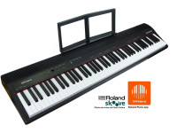 <b>Roland GO:PIANO 88 GO-88P Piano Iniciação 88-Teclas com Bluetooth</b> - Piano Portátil Roland GO PIANO 88 GO-88P com USB e Bluetooth, 88 Teclas tamanho standard + 128 Vozes Polifonia + 10 Músicas, Peso 7 kg + Colunas internas 20W + Bluetooth + Operação a Pilhas, Divert... <b>Roland GO:PIANO 88 GO-88P Piano Iniciação 88-Teclas com Bluetooth</b> - Piano Portátil Roland GO PIANO 88 GO-88P com USB e Bluetooth, 88 Teclas tamanho standard + 128 Vozes Polifonia + 10 Músicas, Peso 7 kg + Colunas internas 20W + Bluetooth + Operação a Pilhas, Divert...