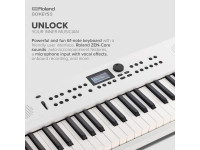 <b>Roland GO:KEYS 5 WHITE Teclado Portátil Piano Sintetizador Arranger 1.154 Sons 203 Ritmos ZEN-Core Ritmos Z-STYLE Gratis BEST-SELLER</b>