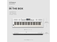 <b>Roland GO:KEYS 5 WHITE Teclado Portátil Piano Sintetizador Arranger 1.154 Sons 203 Ritmos ZEN-Core Ritmos Z-STYLE Gratis BEST-SELLER</b>