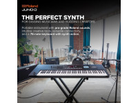 <b>Roland JUNO-D7 Sintetizador 3800 Sons + 95 kits Bateria + Visor a Cores 76-teclas</b>
