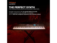 <b>Roland JUNO-D8 Sintetizador 3800 Sons 95 kits Bateria Visor a Cores 88-teclas pesadas de piano</b>