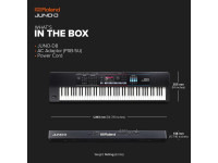 <b>Roland JUNO-D8 Sintetizador 3800 Sons 95 kits Bateria Visor a Cores 88-teclas pesadas de piano</b>