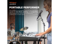 <b>Roland JUNO-D8 Sintetizador 3800 Sons 95 kits Bateria Visor a Cores 88-teclas pesadas de piano</b>