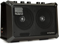 Combo a pilha/bateria/Sistemas Portáteis com Bateria <b>Roland MOBILE CUBE</b> Coluna Amplificada STEREO + Mixer