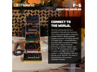 <b>Roland P-6 Creative Sampler Portátil 64-Patterns 20-Multi-FX microfone interno AIRA COMPACT</b>