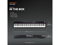 <b>Roland RD-08 Piano Palco Portátil 3000 sons ZEN-Core 88-Teclas Pesadas BEST-SELLER</b>