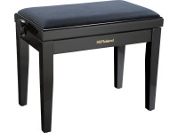 <b>Roland RPB-220PE VELUDO</b> Banco Piano Preto Polido c/ regulação altura <b>TOP-SELLER</b>