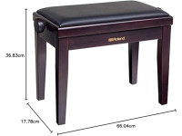 <b>Roland RPB-220RW Banco Piano Castanho Escuro Rosewood regulação em altura BEST-SELLER</b> 