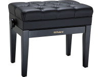 <b>Roland RPB-500BK LUXURY Banco Piano Preto Mate Regulação Altura</b> <b>Roland RPB-500BK LUXURY Banco Piano Preto Mate Regulação Altura</b>