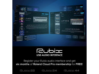 <b>Roland RUBIX 22 duas entradas duas saidas Interface audio alta resolução 24-bits 192kHz midi porta USB BEST-SELLER</b>