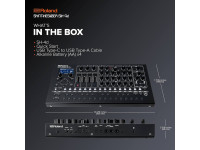 <b>Roland SH-4D Sintetizador Desktop Sequenciador Patterns Ritmo inspirado no JUNO-106 e SH-101</b>