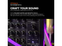 <b>Roland SH-4D Sintetizador Desktop Sequenciador Patterns Ritmo inspirado no JUNO-106 e SH-101</b>