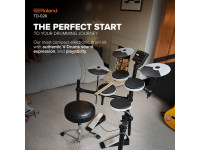 <b>Roland TD-02K E-Drum Set Conjunto Bateria Eletrónica para iniciação BEST-SELLER</b>