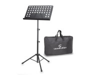 Soundsation Estante para música perfurada com saco OMS-430 BK - Conjunto com estante OMS-430NB e bolsa MSB-10, Prato metálico perfurado largo, Sistema de inserção e remoção rápida do prato, Suportes para folhas integrados, Construção integral em metal, Juntas d... Soundsation Estante para música perfurada com saco OMS-430 BK - Conjunto com estante OMS-430NB e bolsa MSB-10, Prato metálico perfurado largo, Sistema de inserção e remoção rápida do prato, Suportes para folhas integrados, Construção integral em metal, Juntas d...
