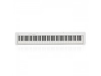 Casio CDP-S110 WH Piano Digital Portátil para Iniciantes - 88 teclas com ação de martelo em escala (ação de martelo Scaled Hammer Action Keyboard II), 64 vozes polifônicas, 10 sons, Função de camada, Função de aplicativo (Chordana Play for Piano), Função d...
