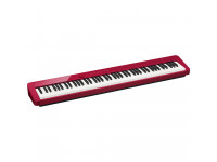 Casio PX-S1100 Red Piano Digital Portátil para Iniciantes - Design único e compacto, Teclado inteligente de ação de martelo, Suporta áudio Bluetooth e MIDI (via adaptador embutido), 18 sons, 192 vozes de polifonia, Funções de camada e divisão, 