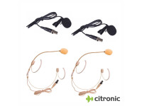 Central de Microfones UHF Profissional Sem Fios 4 Canais