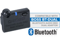 compativel com adaptador Bluetooth BOSS BT-DUAL (vendido separadamente)