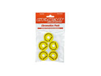 Cympad  Chromatics Set Yellow (CS15/5-Y) - Conjunto Cympad Optimizer Chromatics Amarelo Ø 40/15mm (5 peças), São feitos de um neoprene especial que dá ao toca-discos maior ressonância, permite que ele se expresse muito mais, trazendo à tona...