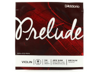 Daddario  Corda Violino J812 3/4 M La - Single A String, 3/4 Scale, Medium Tension, As cordas Prelude são a escolha preferida do educador para as cordas dos alunos devido à sua mistura única de tom quente, durabilidade, e valor. As corda...