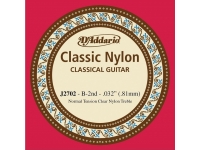 D´Addario J2702 B2  - Corda da guitarra do concerto, Nylon, B2, Força: 0,32, Tensão média, 