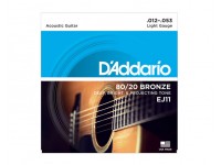 D´Addario Jogo Cordas 012 Guitarra Acústica EJ11 012-053 - 