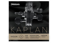 D´Addario Kaplan KS311W Non Whistling E String  - 4/4 medium, Corda única com carácter tonal quente e volumoso, 