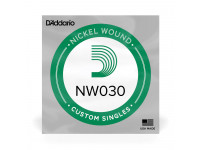 Daddario  NW030 Single String - For steel-string and electric guitar, Gauge: 030, Nickel wound, 