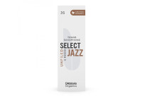 D'Addario Organic Select Jazz Unfiled Tenor Sax Reeds, 3S (5 Pack)