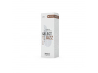 Daddario  Organic Select Jazz Unfiled Tenor Saxophone Reeds Strength 2 Medium 5-pack