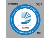 D´Addario PL013 Single String  - Gauge: 013, Aço liso, Qualidade e durabilidade estendidas do som, 