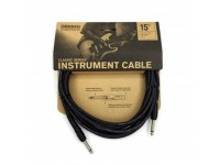 D´Addario  PW-CGT-15  - Coaxial, 2 jacks banhados a níquel retos, Comprimento: 4,5 m, 
