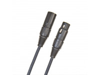 D´Addario  PW-CMIC-25 - Comprimento: 7,5 m, XLR masculino - XLR feminino, Cor: Preto, Incluindo abraçadeiras, 