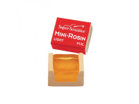 Daddario Super-Sensitive Mini-Rosin, Light - Cor: Clara, Peso: 10 g, Dimensões: 32 x 20 x 38 mm, Oferece uma resposta rápida, Aplica-se de forma suave e fácil, Ingredientes naturais de alta qualidade, 