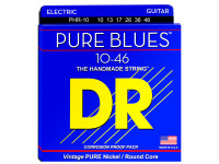 DR Strings  Pure Blues PHR-10 - Médio, níquel puro, Medidores: 0,010 - 0,046, 