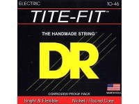 DR Strings  Tite-Fit MT-10 - aço niquelado, Medidores: .010 .013 .017 .026w .036w .046w, 