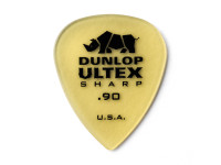 Dunlop  Ultex Sharp Guitar Picks .90mm 6 Pack - A Ultex Sharp tem um corpo rígido que se afunila numa ponta mais fina e esculpida para maior controlo e velocidade., A borda contornada e sem costuras da palheta oferece uma variedade de superfície...