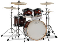 DW DRUMS DESIGN Series Shell Pack Tobacco Burst 4pc 22