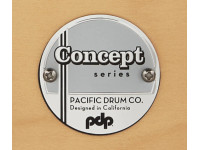 DW PDP 14x6.5 CONCEPT Maple Classic Natural/Walnut Snare Drum PDCC6514SSNW