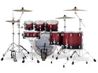 PDP CONCEPT Maple CM7 RED to BLACK Kit Bateria 7-pcs PDCM22A7RB