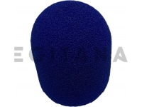 SOS protecção de vento microfone Azul  - Largura interior 3cm, Expessura esponja 1 cm, Altura 7cm, Azul, 