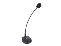 Eikon  EK40BMG - Microfone profissional para colocação sobre a mesa, Utiliza uma cápsula de microfone condensador de alta sensibilidade, O pescoço de ganso flexível permite posicioná-lo perfeitamente, O estado de f...