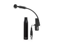 Eikon  Microfone instrumento HCS20 - Microfone condensador mini, Cápsula de condensador permanentemente polarizada de 8 mm, Padrão polar cardioide, Adaptador phantom incluído, Transmissor bodypack compatível com mini XLR de 4 polos, C...