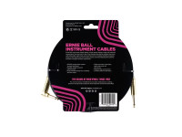 Ernie Ball  Cabo De Instrumento Trançado Jack-jack Sa Neon / Amarelo 5,49m