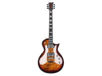 ESP Eclipse Custom Œil de tigre SB - Fabriqué par ESP Custom Shop au Japon., Corps en acajou, plateau en érable, Manche en acajou, Écaille d'ébène, Profil de bras en U mince, ESP Eclipse Custom Œil de tigre SB - Fabriqué par ESP Custom Shop au Japon., Corps en acajou, plateau en érable, Manche en acajou, Écaille d'ébène, Profil de bras en U mince,