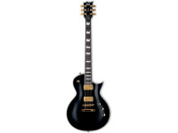 ESP  LTD EC-1000 FT Black Fluence - Corpo: Mogno, Pescoço através do corpo de 3 peças: Mogno, Escala: Ébano Macassar, Perfil do pescoço: U fino, Raio da escala: 350 mm (13,78), Escala: 629 mm (24,75), 