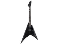 ESP  LTD KH-V Black Sparkle - Guitarra eléctrica Kirk Hammett KH-V Signature da ESP, Acabamento personalizado Black Sparkle com cabeçote a condizer, Construção Neck-through com comprimento de escala de 25,5 (648 mm), Corpo em m...